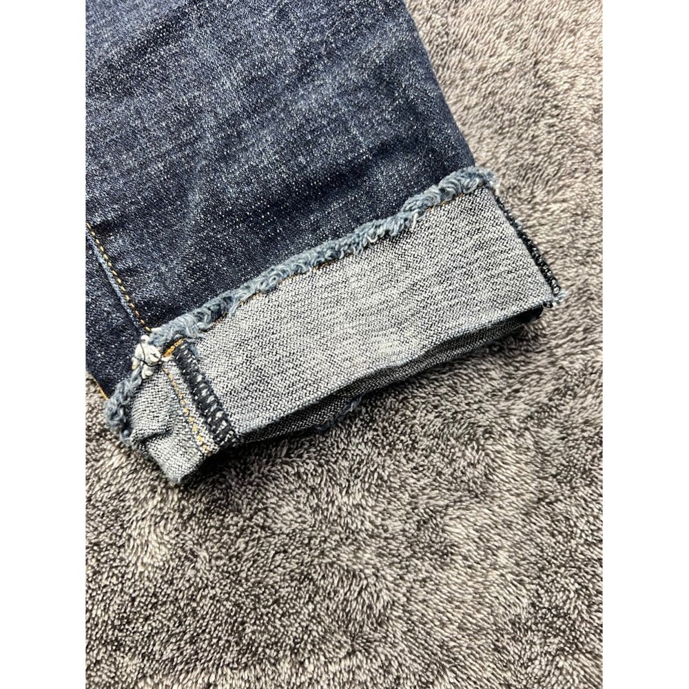 Kut from the Kloth Amy Crop Straight Leg Jeans Dark Wash Size 2 KP0216MA8 - Picture 2 of 12